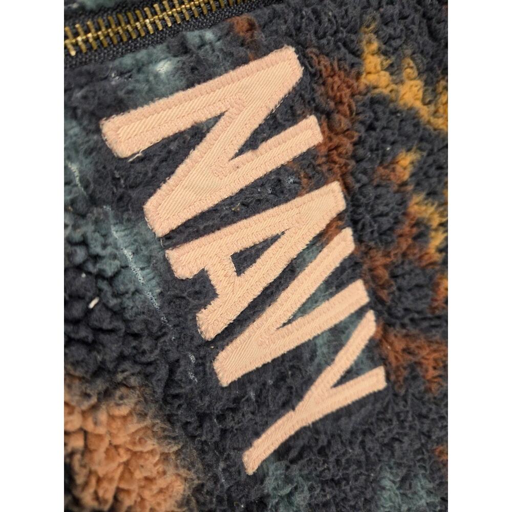 Old Navy Southwest Relaxed Cozy Sherpa Logo Half-Zip Sweatshirt Size Large - Picture 3 of 6